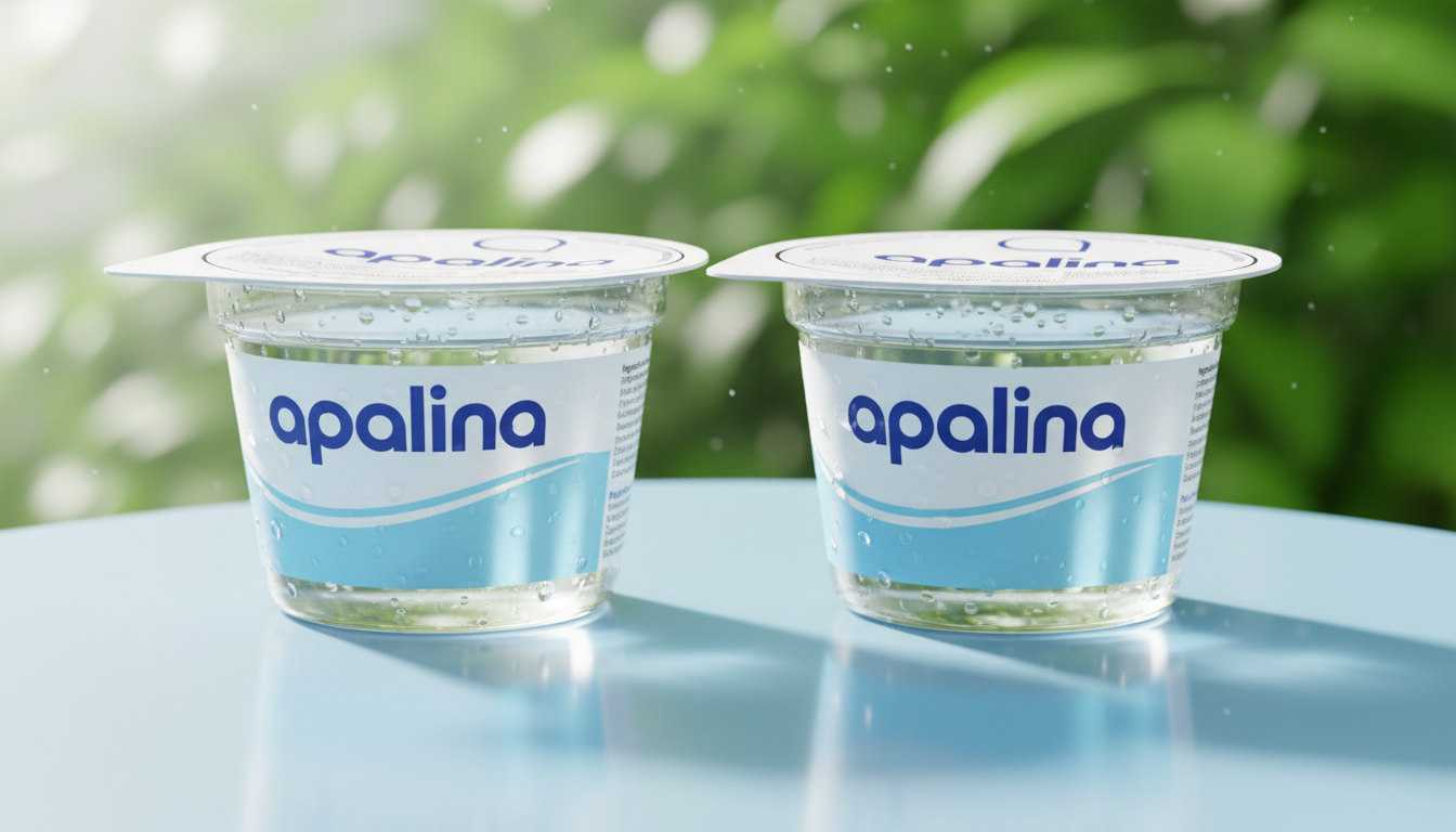 APALINA - Apa sigilată la pahar este un produs nou.